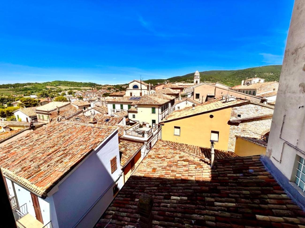 Paulis - Semiattico In Pieno Centro A Sirolo, Con Meravigliosa Vista Mare Apartment Exterior foto